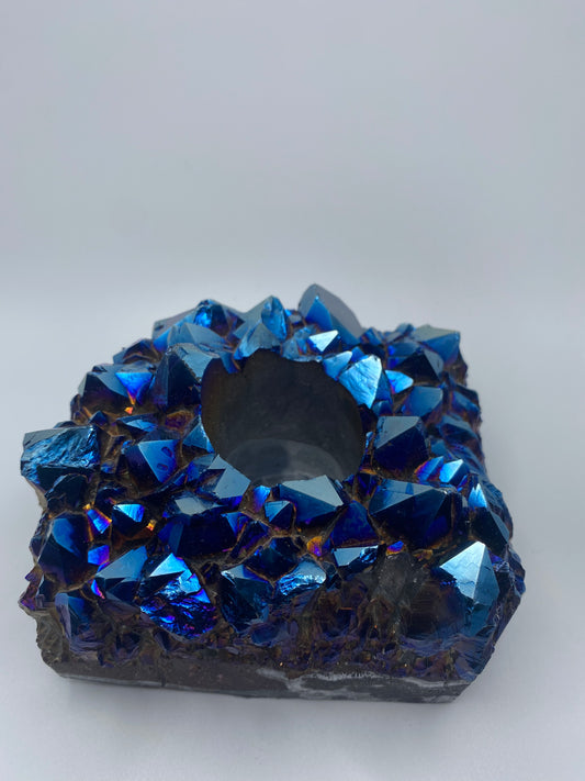 Titanium Quartz Candle Holder